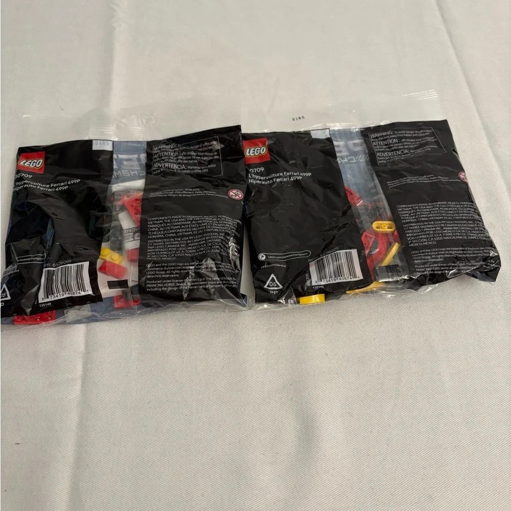 LEGO‎ Speed Champions Red Race Car Set two sets new unopened Ferrari